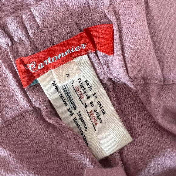 Pink paper bag trouser - Picture 2 of 4